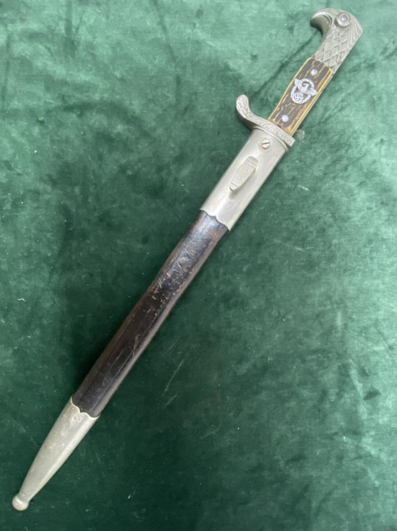 LONG ‘SLOTTED’ RURAL POLICE BAYONET BY ALCOSO.