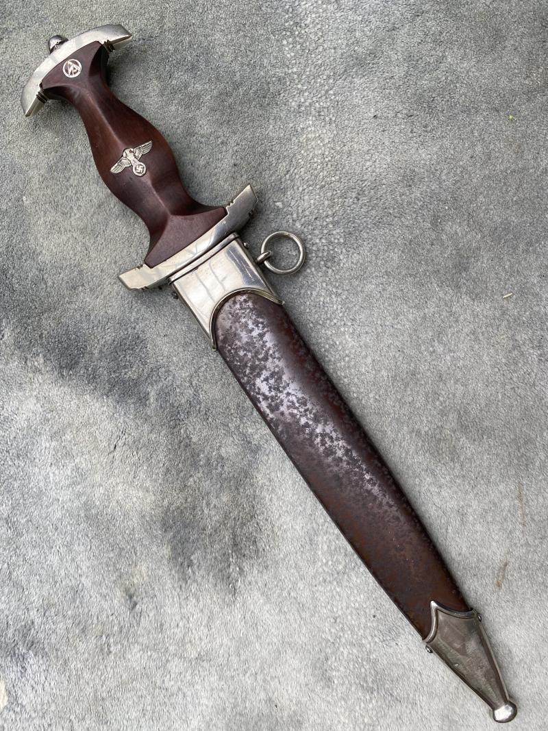 AN EARLY SA MANS DAGGER BY F.DICK.