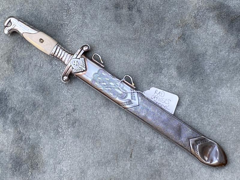 RAD OFFICERS DAGGER BY EICKHORN.