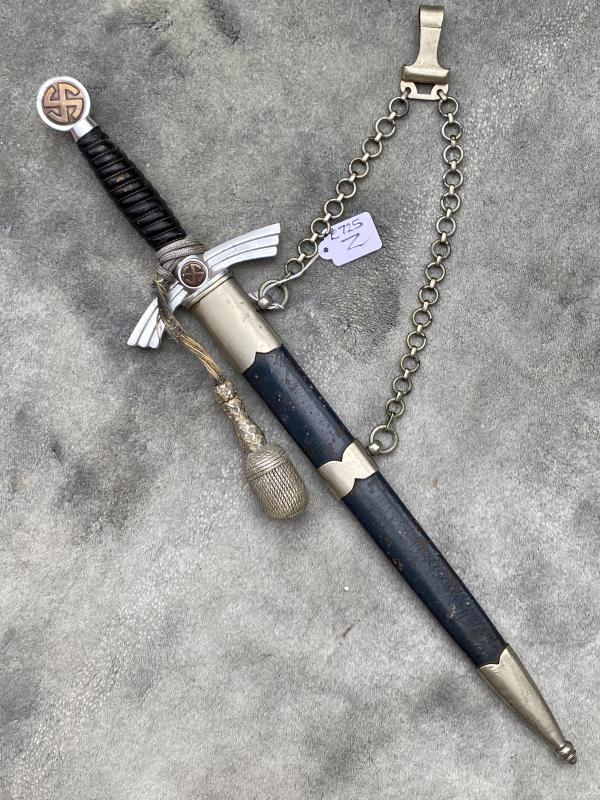 LUFTWAFFE 1st Pattn. DAGGER BY HERDER - NAMED.