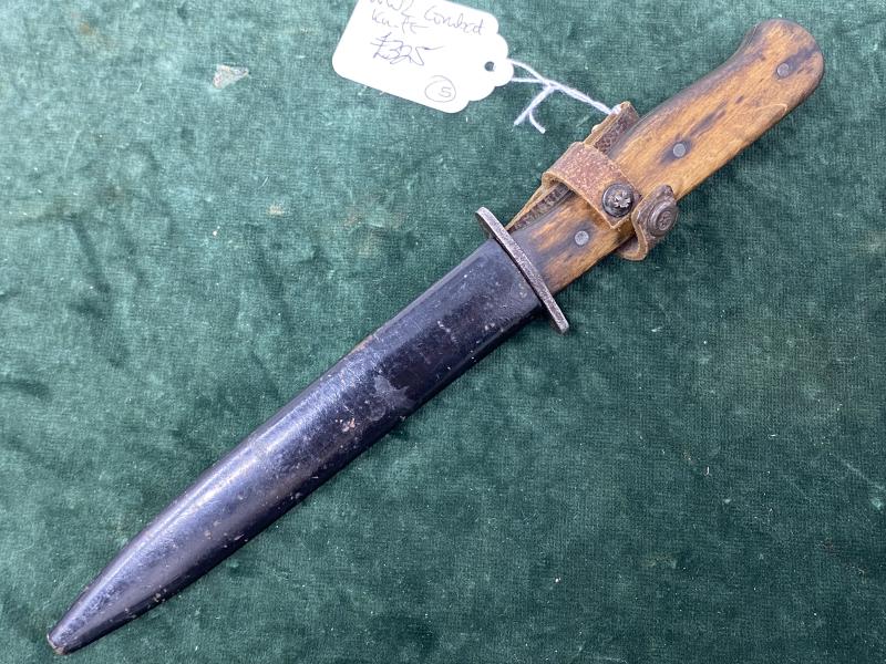 WW2 GERMAN FIGHTING KNIFE - INTERESTING PATTERN.