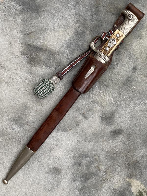 AN EXTREMELY NICE POLICE ‘FELDGENDARMERIE’ RURAL BAYONET COMPLETE!