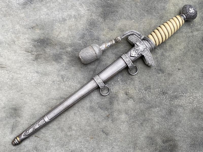 A NICE 2nd Pattn LUFTWAFFE DAGGER BY RARER MAKER ANTON WINGEN Jr.