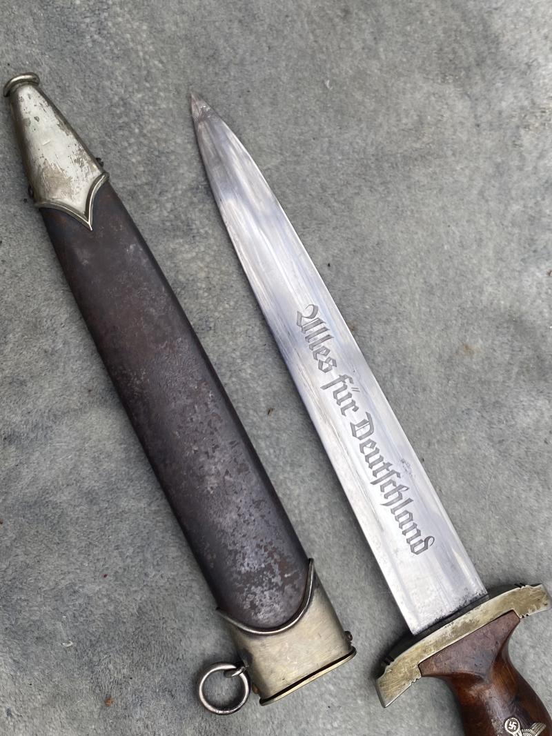A FULL SA ROHM INSCRIPTION DAGGER BY EP&S.