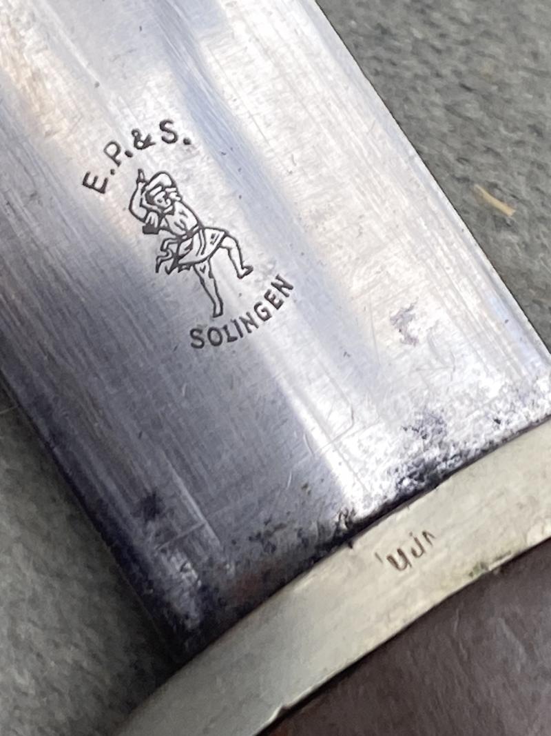 A FULL SA ROHM INSCRIPTION DAGGER BY EP&S.
