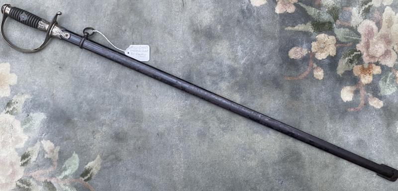 THIRD REICH POLICE NCO’s PARADE SWORD BY EMIL VOOS.
