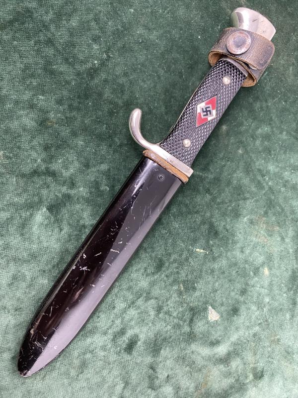 A VIRTUALLY MINT HJ DAGGER WITH MOTTO!