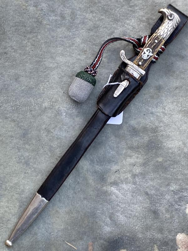 THIRD REICH POLICE BAYONET BY ALCOSO WITH FROG AND KNOT.