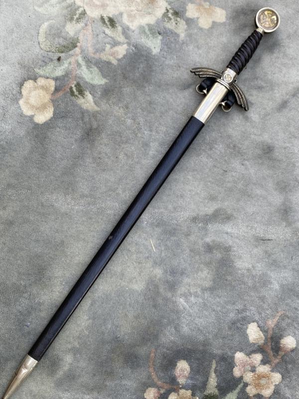 AN EARLY PERSONALISED/NAMED ALL NICKEL LUFTWAFFE OFFICERS SWORD.