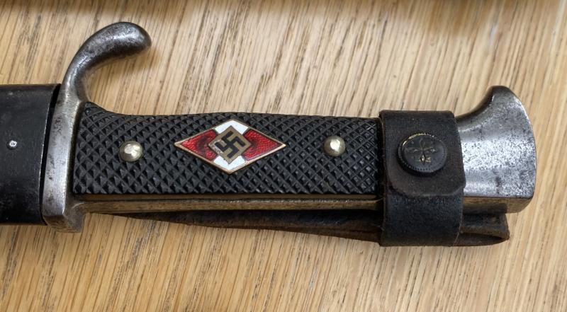 EARLY HITLER YOUTH DAGGER WITH FULL MOTTO. ANTON WINGEN Jr…