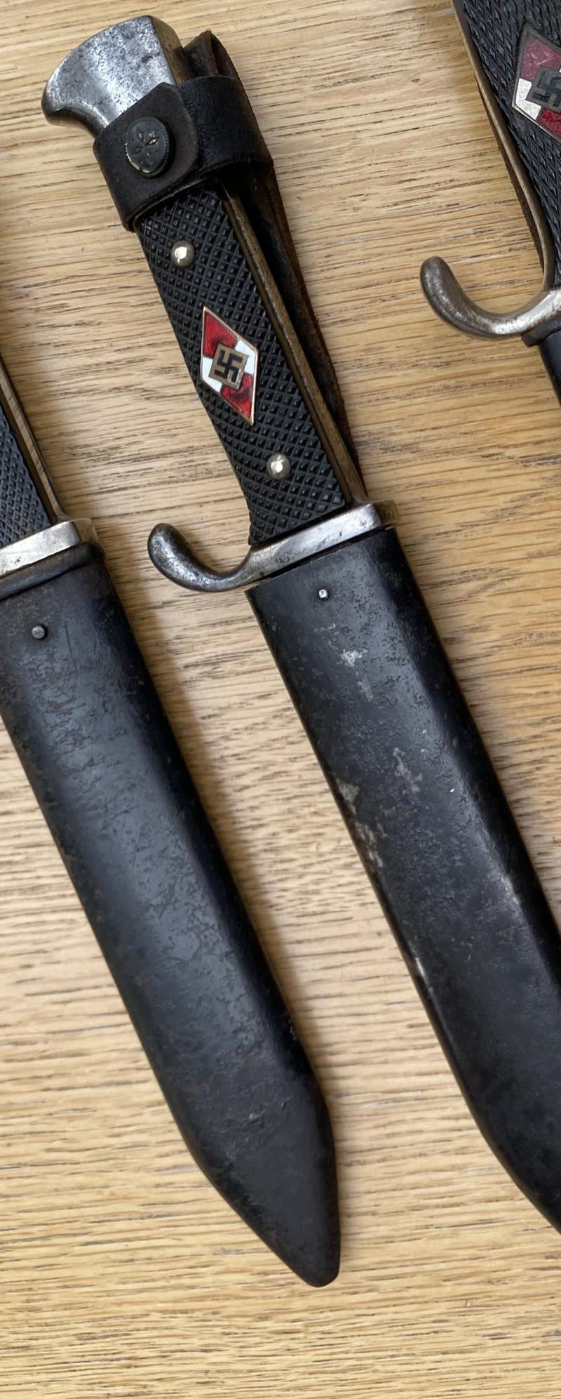 EARLY HITLER YOUTH DAGGER WITH FULL MOTTO. ANTON WINGEN Jr…