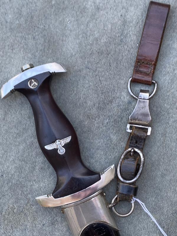 A NSKK (MARINE?) DAGGER BY C.J. KREBS DOUBLE MARKED!!