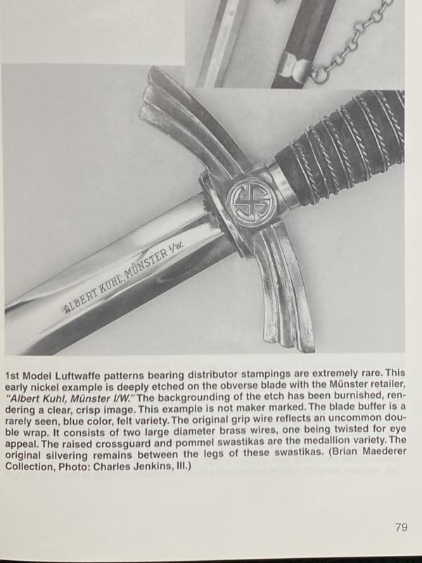 A SUPERB DLV/LUFTWAFFE TRANSITIONAL VERY EARLY DAGGER WITH DISTRIBUTOR.