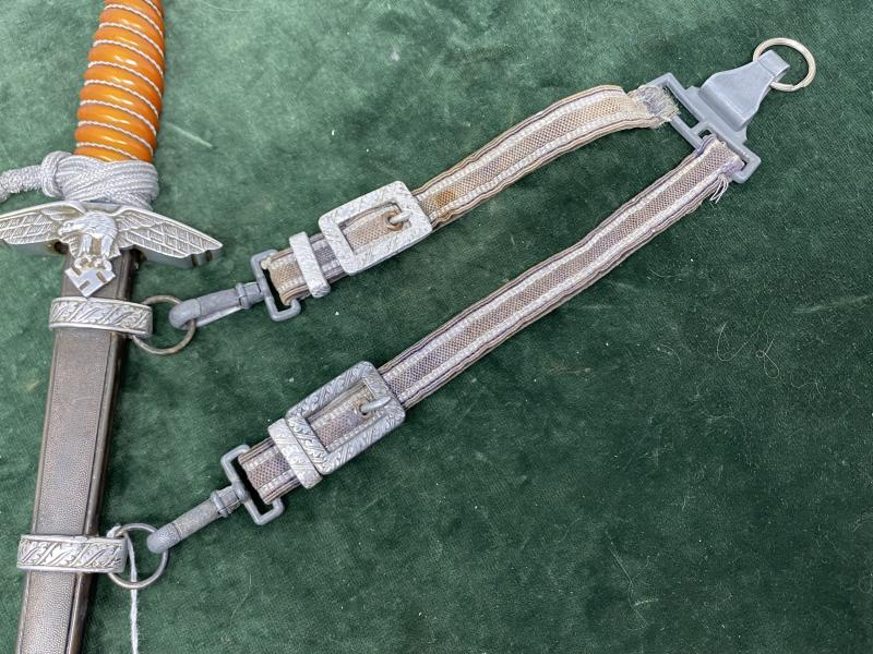 2nd Pattn. LUFTWAFFE DAGGER BY EICKHORN WITH GILDED SWAZ’s , STRSPS & KNOT.