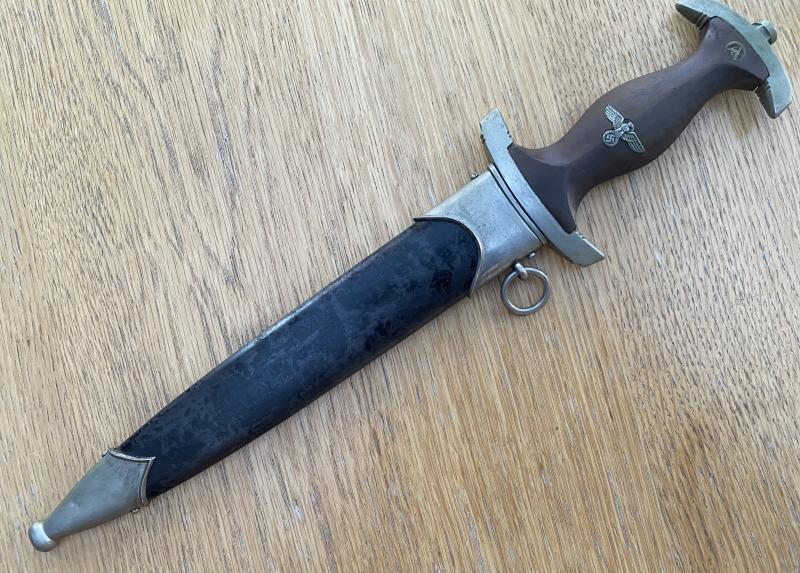 EARLY NSKK/SA DAGGER BY ROMUSO SOLINGEN - with personal ID numbers.