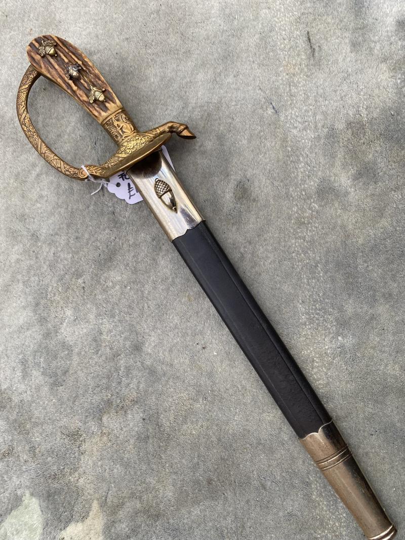 AN EARLY EICKHORN SUBORDINATE FORESTRY CUTLASS.