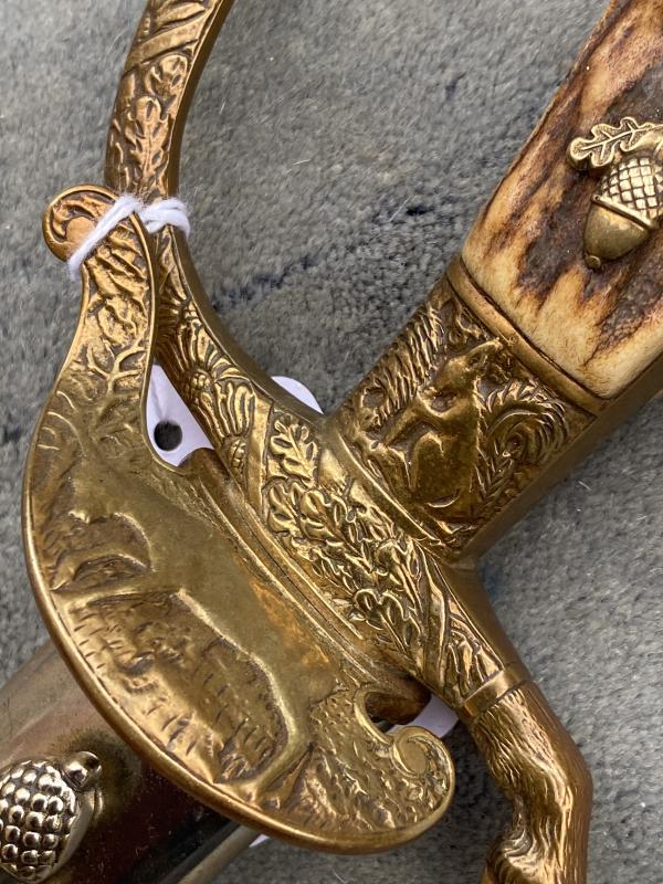 AN EARLY EICKHORN SUBORDINATE FORESTRY CUTLASS.