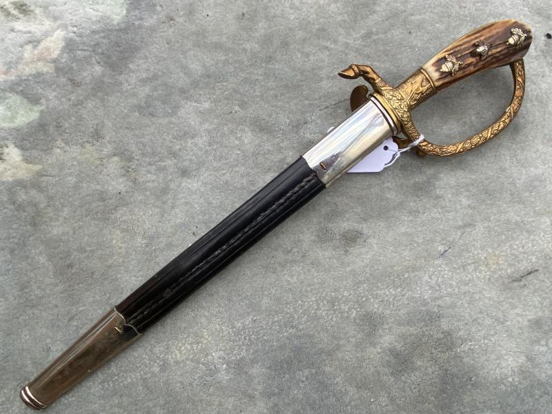 AN EARLY EICKHORN SUBORDINATE FORESTRY CUTLASS.