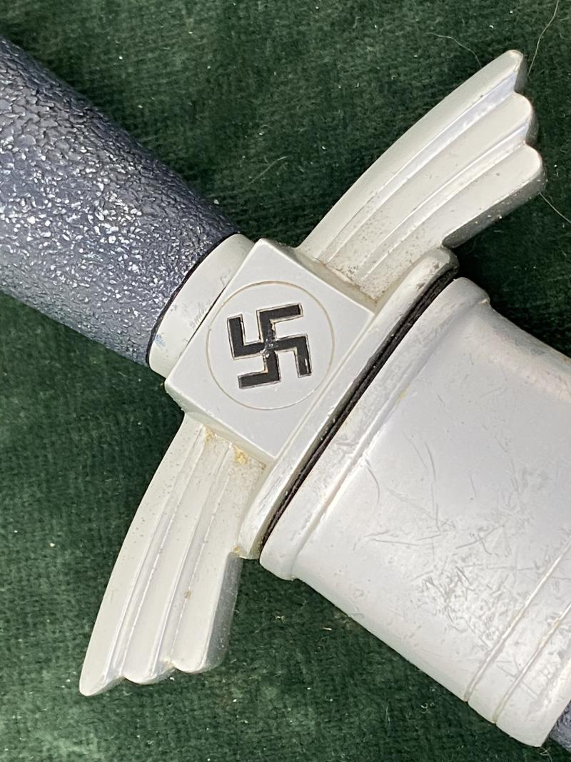 AN ALL ALUMINIUM NSFK FLYERS KNIFE BY HELBIG.