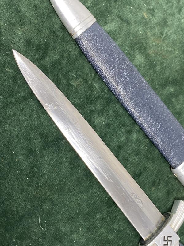 AN ALL ALUMINIUM NSFK FLYERS KNIFE BY HELBIG.