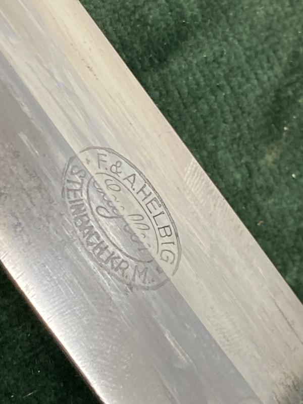 AN ALL ALUMINIUM NSFK FLYERS KNIFE BY HELBIG.