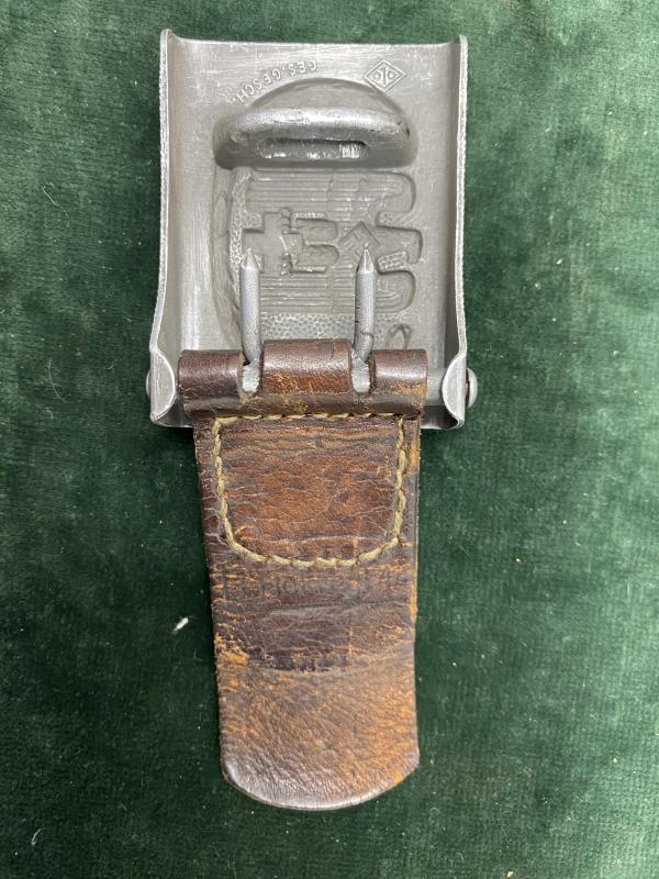 RARE THIRD REICH RED CROSS MANS BELT AND BUCKLE.