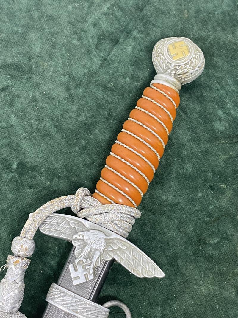 A REALLY SUPER 2nd Pattn LUFTWAFFE BY SMF WITH ALL FINISH &100% GILDED SWAZS!