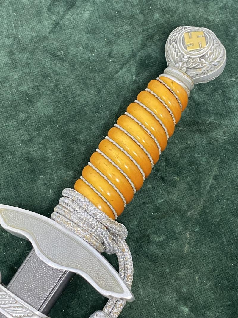 A REALLY SUPER 2nd Pattn LUFTWAFFE BY SMF WITH ALL FINISH &100% GILDED SWAZS!