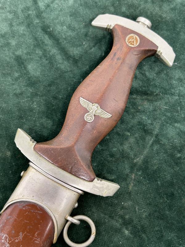 AN EARLY SA DAGGER BY C.& R. LINDER WITH FREE EARLY HANGER!!!