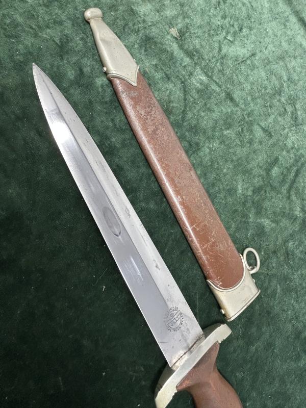 AN EARLY SA DAGGER BY C.& R. LINDER WITH FREE EARLY HANGER!!!