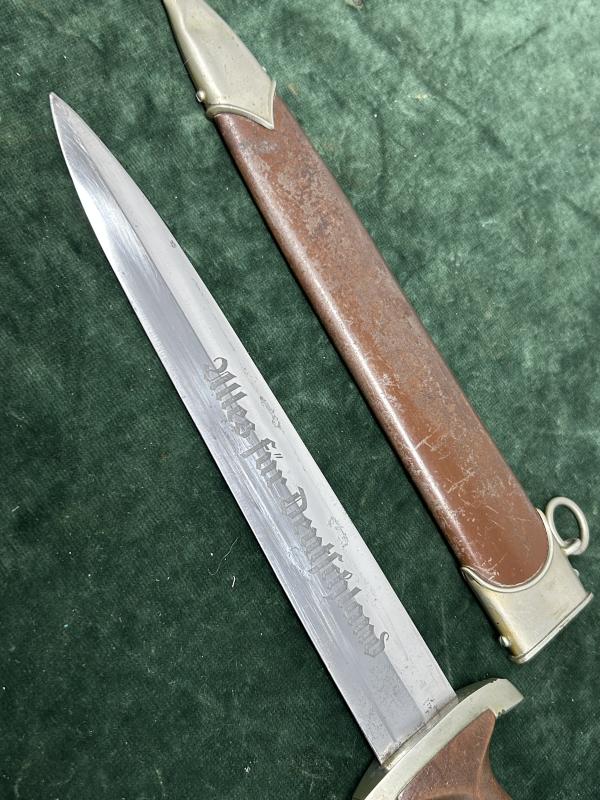 AN EARLY SA DAGGER BY C.& R. LINDER WITH FREE EARLY HANGER!!!