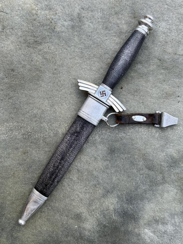 *“SPECIAL OFFER” * ALL ALLOY NSFK FLYERS DAGGER BY HELBIG, NAMED.