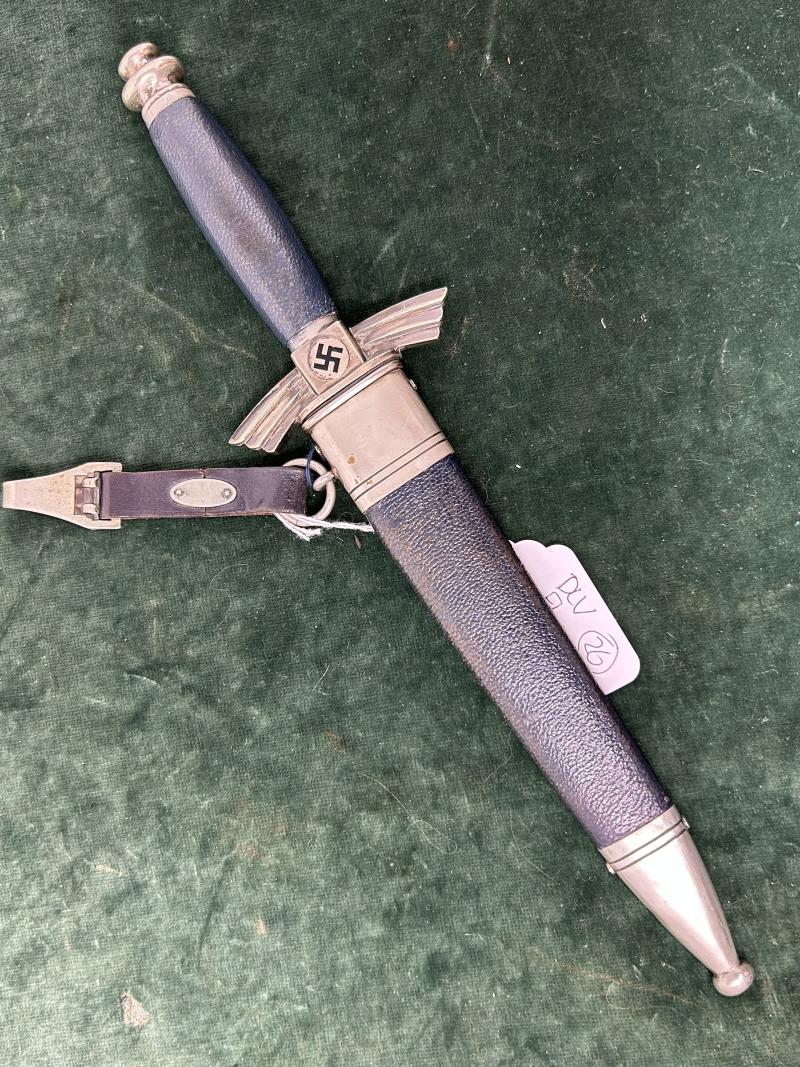 A NUMBERED AND PERSONALISED NSFK FYLERS DAGGER IN EXCEPTIONAL CONDITION.