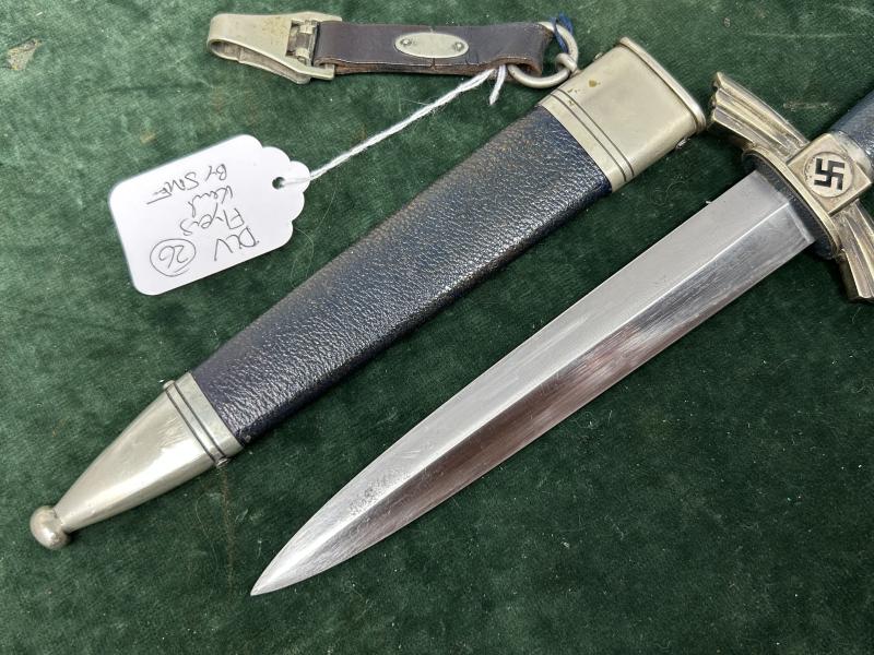 A NUMBERED AND PERSONALISED NSFK FYLERS DAGGER IN EXCEPTIONAL CONDITION.