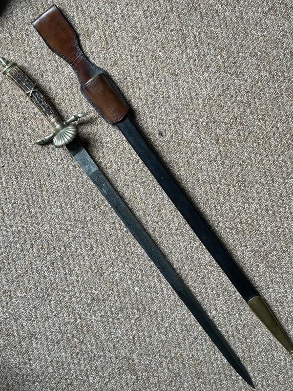 HUGE IMPERIAL OR WEIMAR SHOOTING CUTLASS!