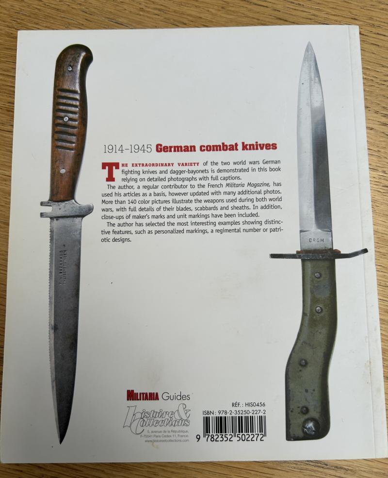 SOFTBACK - ‘GERMAN COMBAT KNIVES 1914-1945.