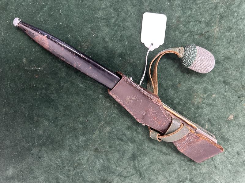 AN EXTREMELY NICE EXAMPLE OF A SHORT K98 PARADE BAYONET WITH STAG GRIPS - KNOT & FROG.