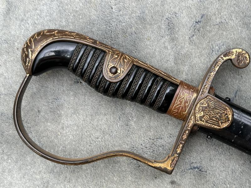 ARMY OFFICERS DOVE HEAD PARADE SWORD BY ALCOSO.