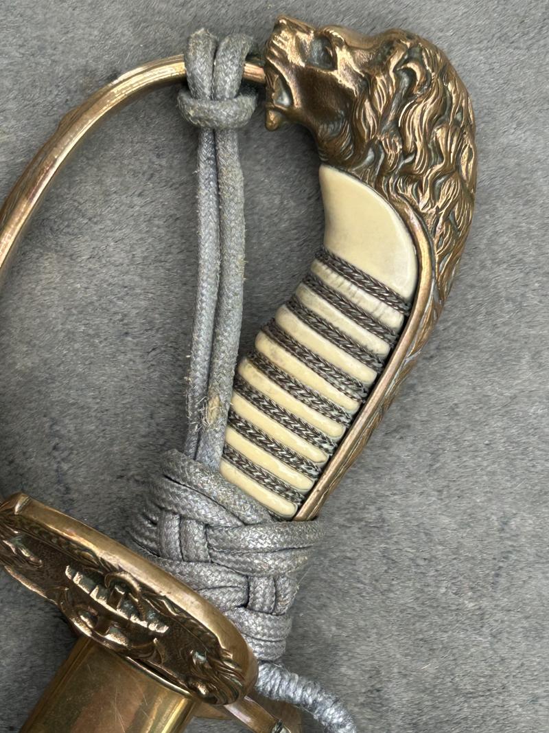 AN EXCELLENT EXAMPLE OF A THIRD REICH/WEIMAR OFFICERS NAVAL SWORD.