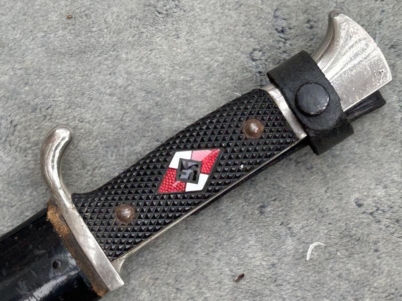A NEAR MINT EXAMPLE OF HITLER YOUTH DAGGER BY EICKHORN 1941.