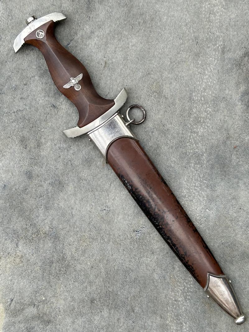 A TRANSITIONAL SA DAGGER BY VERY RARE MAKER H.A. HERB A.G. M7/69.