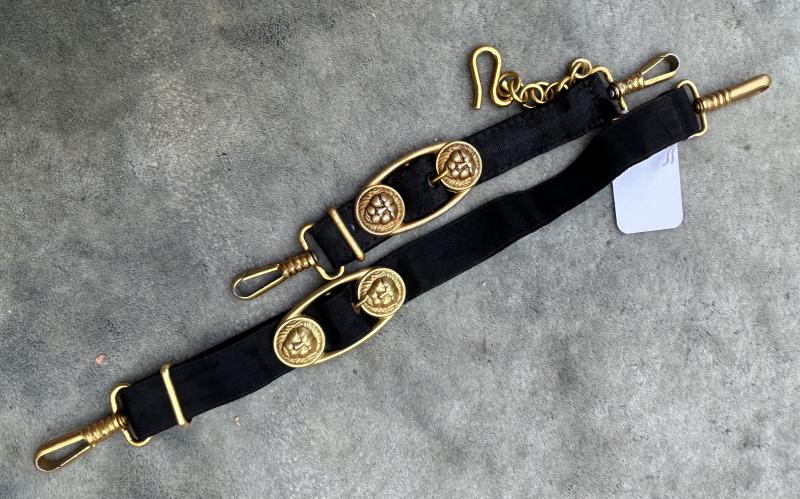 A VERY NICE SET OF KRIEGSMARINE DAGGER HANGERS/STRAPS.