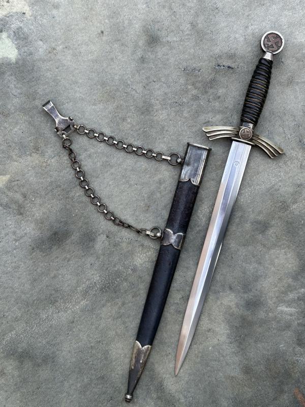 A TOTALLY UNCLEANED EARLY 1st Pattn LUFTWAFFE DAGGER BY ROBERT KLAAS.