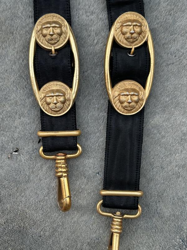 A SUPER SET OF THIRD REICH NAVY HANGERS.