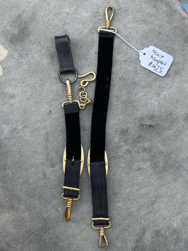 A SUPER SET OF THIRD REICH NAVY HANGERS.