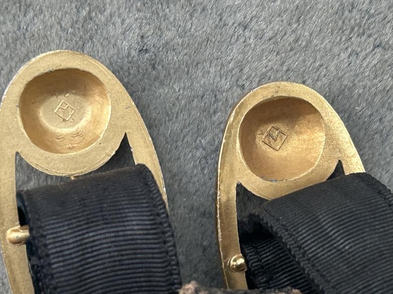 A SUPER SET OF THIRD REICH NAVY HANGERS.
