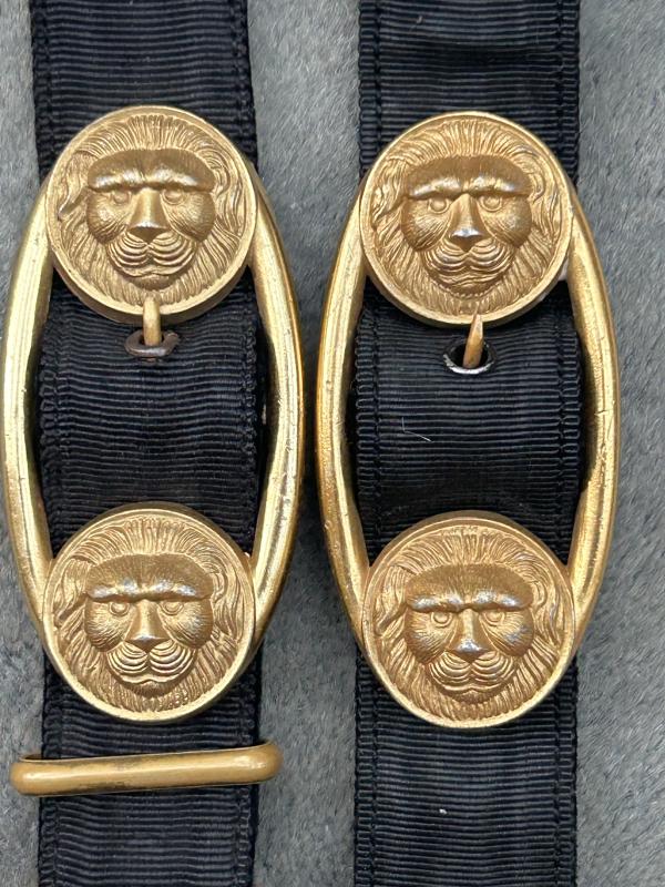 A SUPER SET OF THIRD REICH NAVY HANGERS.