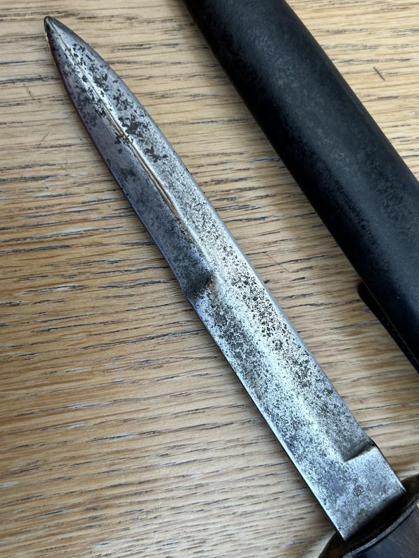PERSONALISED LUFTWAFFE FIGHTING KNIFE.