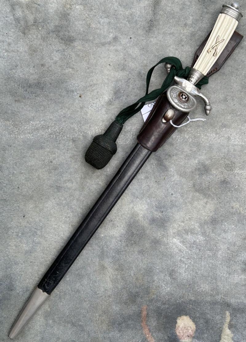 THIRD REICH SHOOTING ASSOCIATION DAGGER BY ALCOSO - COMPLETE.