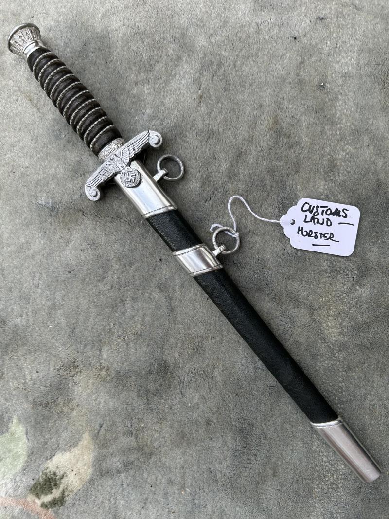 LAND CUSTOMS DAGGER BY HORSTER.